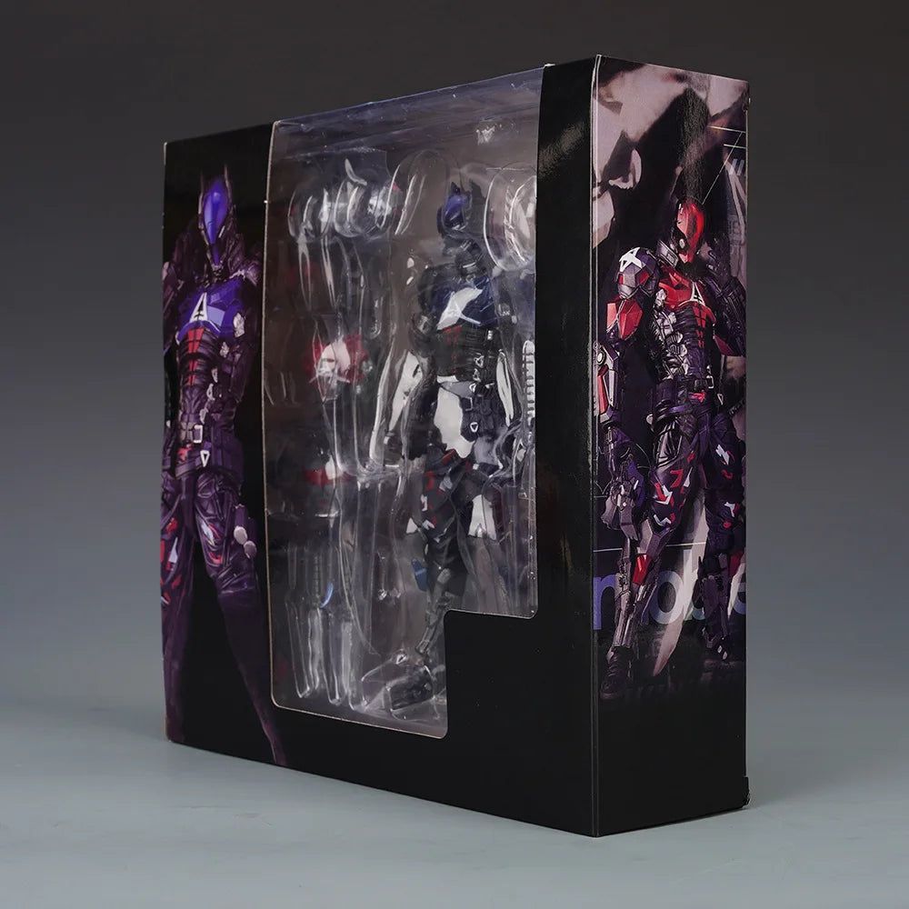 17cm Batman Arkham Knight Actionfigur Yamaguchi 024 Bewegliche Batman Gelenkmodell PVC Sammlung Puppe Spielzeug Geburtstagsgeschenke