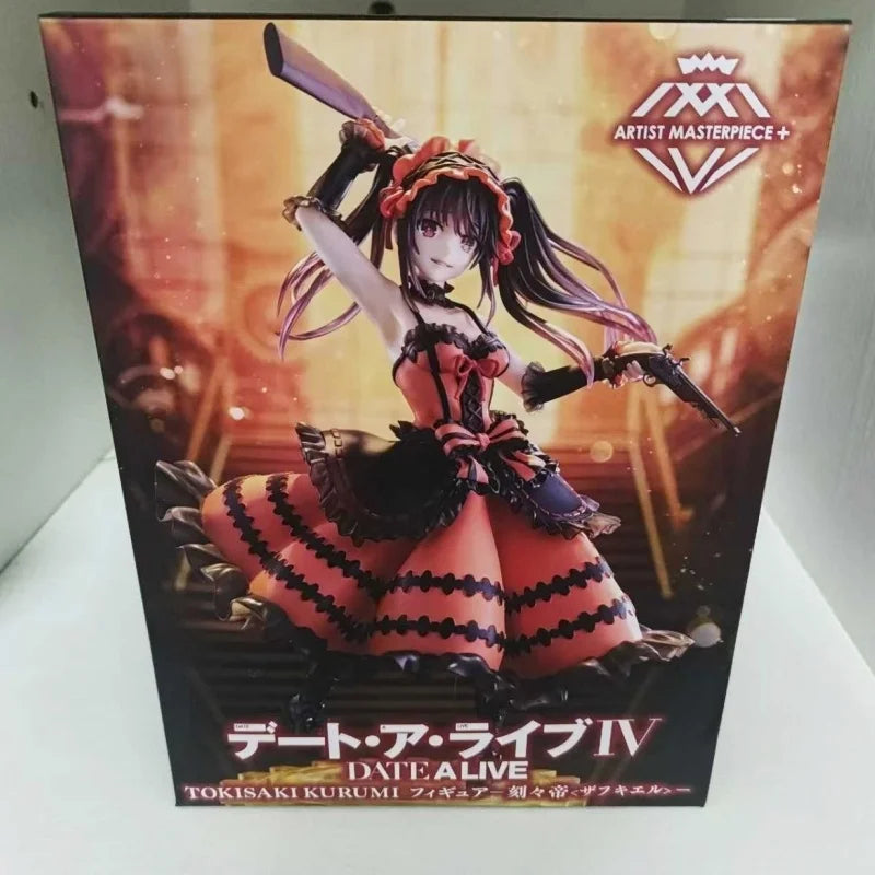 In Stock Original 21 Cm Date A Live Tokisaki Kurumi Zafkiel Anime Figure Collection Figurines Desktop Decoration Toys Gifts