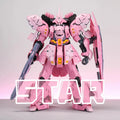 1/144 RG Sazabi Sakura Pink Assembly Mecha Action Figure Model Kit High Movable Toy With Water Slide Decal Desktop Ornament Gift