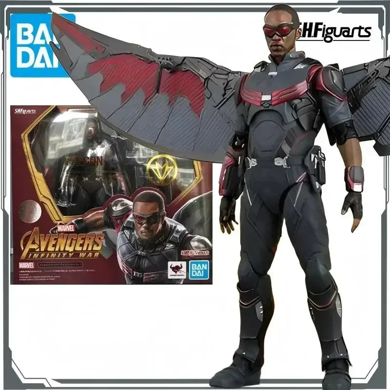 Bandai Original MODEL KIT SHF Movie Avengers 3 ROCKET RACCOON Action Figure Model Toys Gifts For boys Collectible Foam box sends