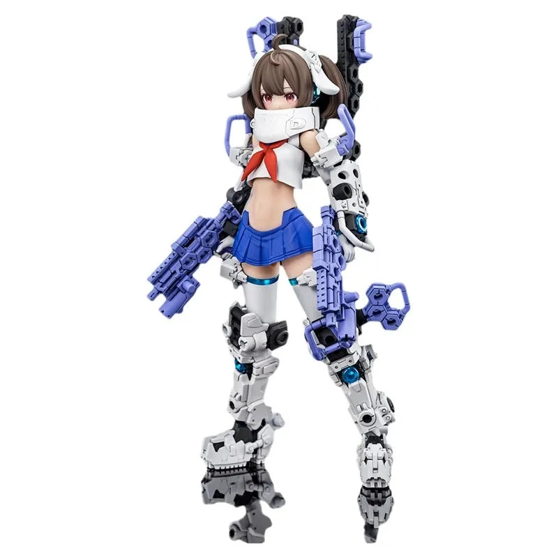 Original Kp682 13cm Assembled Model Goddess Device Machine Gunner X01 Reissue Buster Doll Anime Action Figure Model
