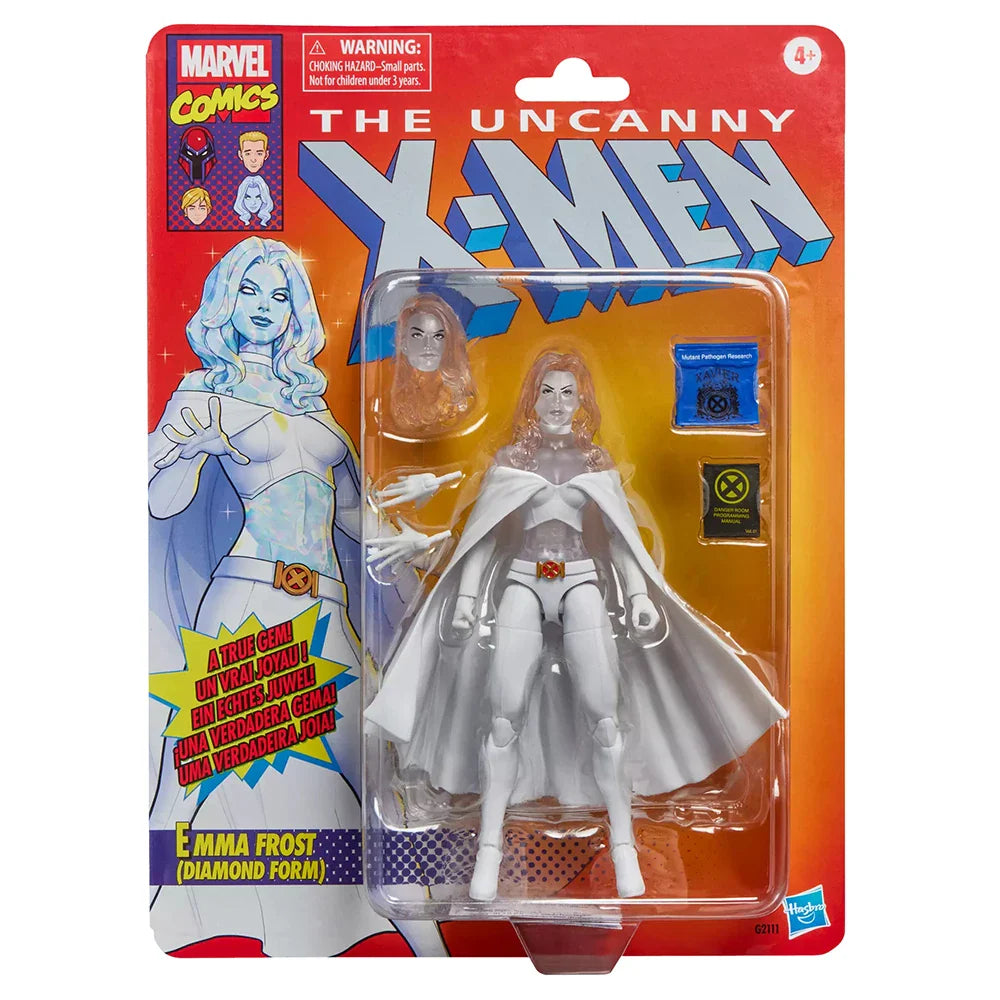 Auf Lager Hasbro Marvel Legends Series X-Men Emma Frost (Diamantform) 15cm Exzellente Anime-Actionfigur Modell Ornament Spielzeug