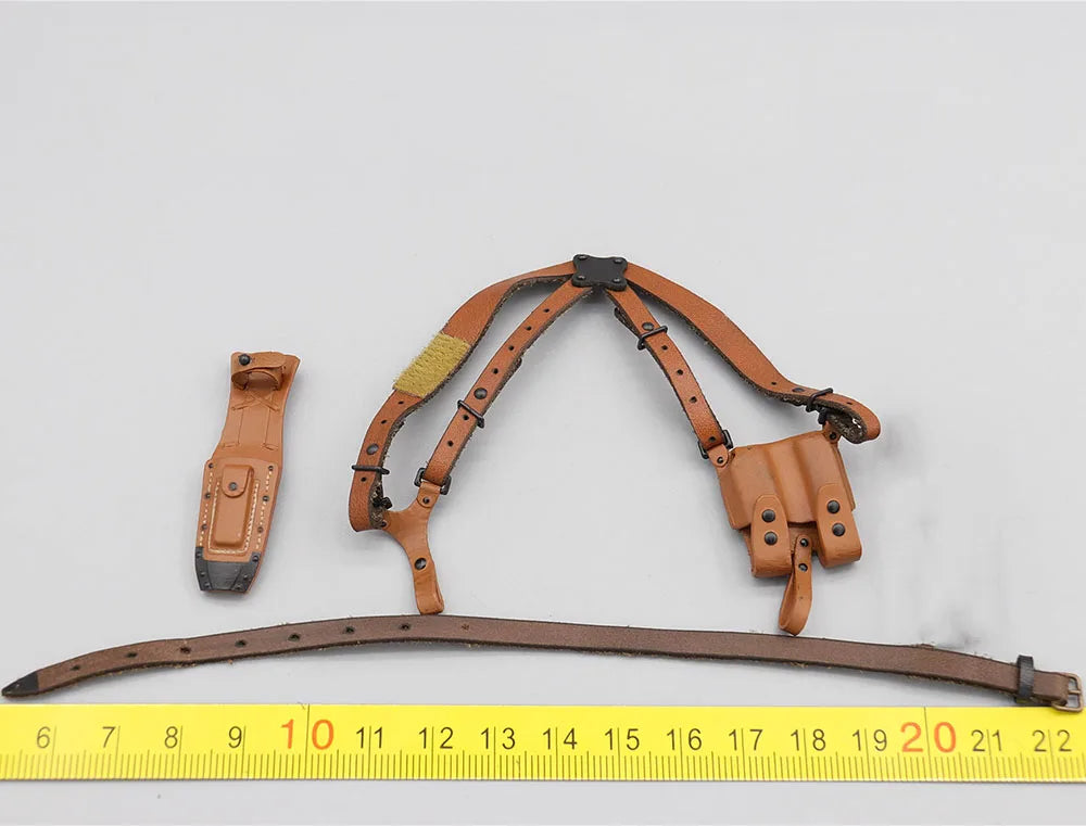 1/6 DAMTOYS DMS038 Residents DMS031 DMS039 the Charactor Player Female Leather Shoulder Waist Strap Belt Bag Fit 12" Action Doll