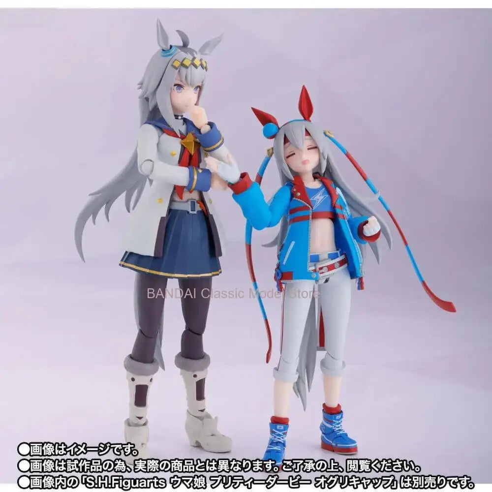 BANDAI Original S.H.Figuarts Series Oguri Cap Tamamo Cross Action Figure Assembly Model Toys Collectible Model Ornaments
