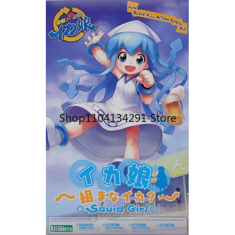 Original Anime Figure THE SQUID GIRL Ika Musume Anime Action Figure Assembly Model Toys Collectible Model Gifts for Children