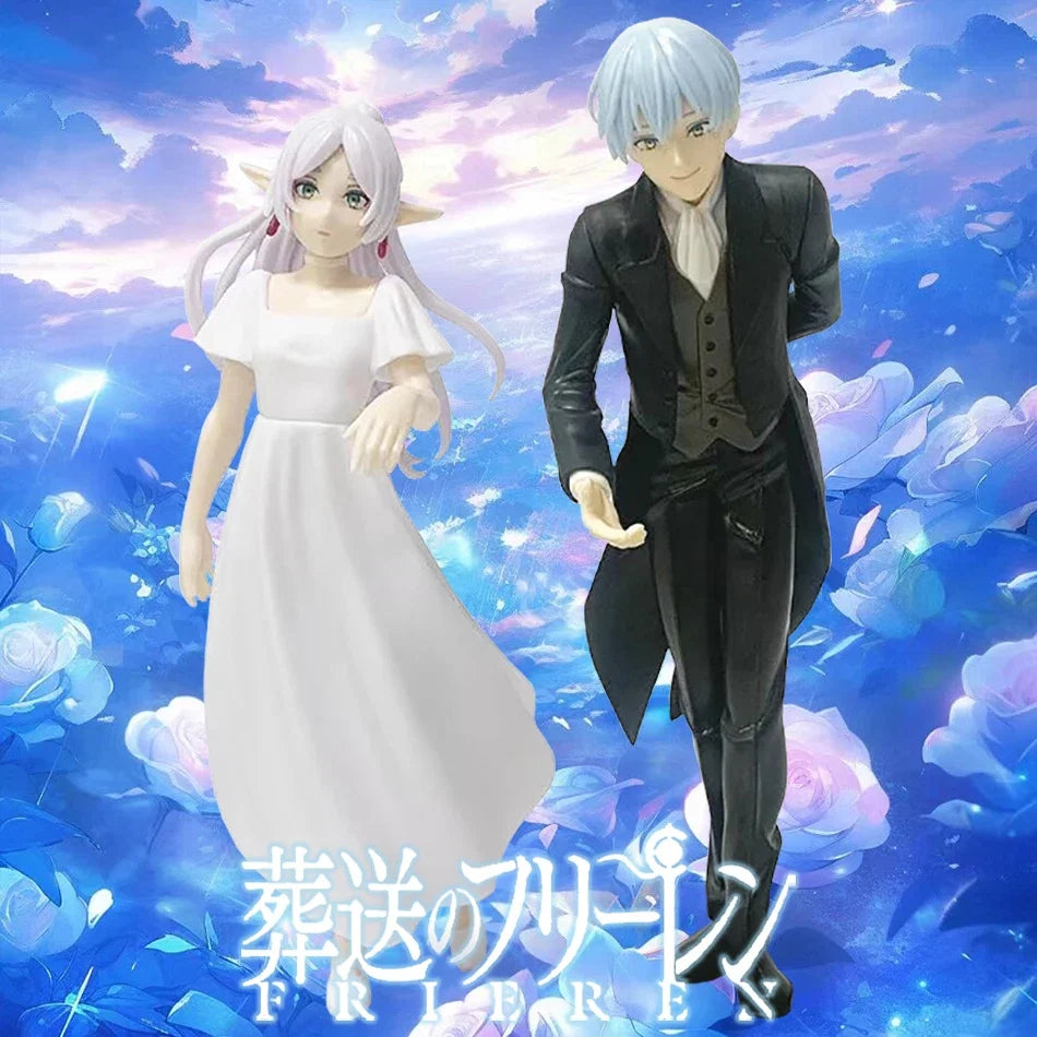18-20cm Frieren: Beyond Journey's End Anime Figure Frieren Himmel Proposal Dance PVC Action Figure Model Collector Birthday Gift