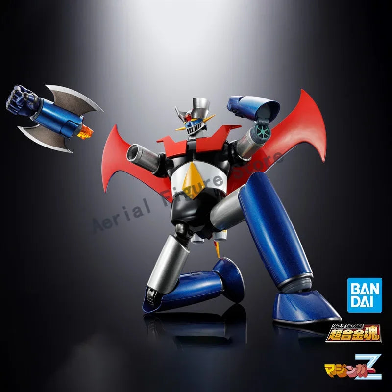 Original Genuine Model BANDAI Soul of Chogokin Gx-117 Mazinger Z 16cm Kakumei Shinka Power Up Character Model Gift Collection