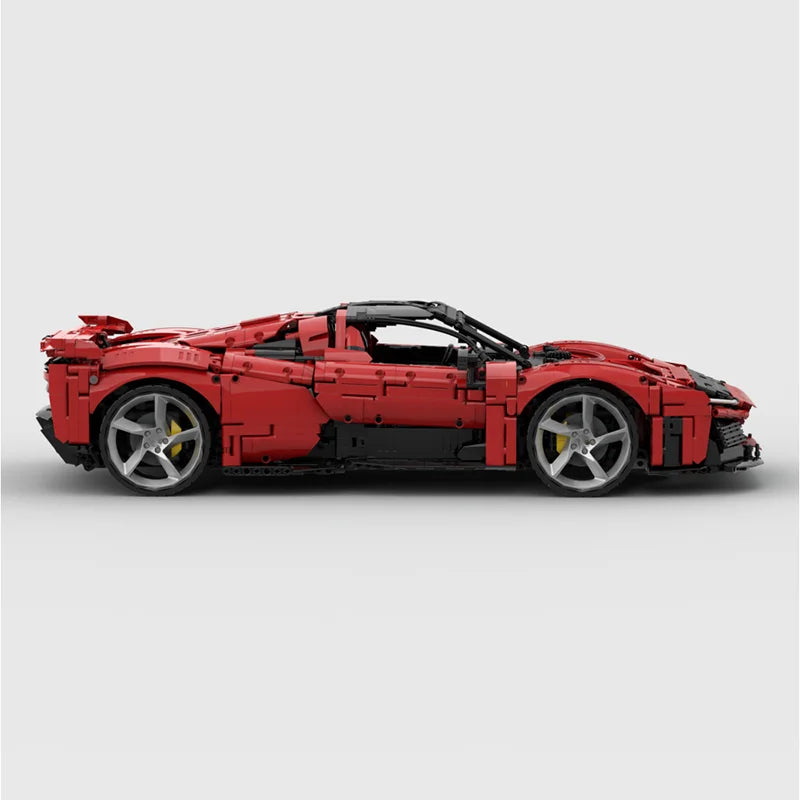 Super Sports Car Moc Building Bricks F80 Champion Speed Cars Model Building Technology Modular Block DIY Toy Holiday Gifts