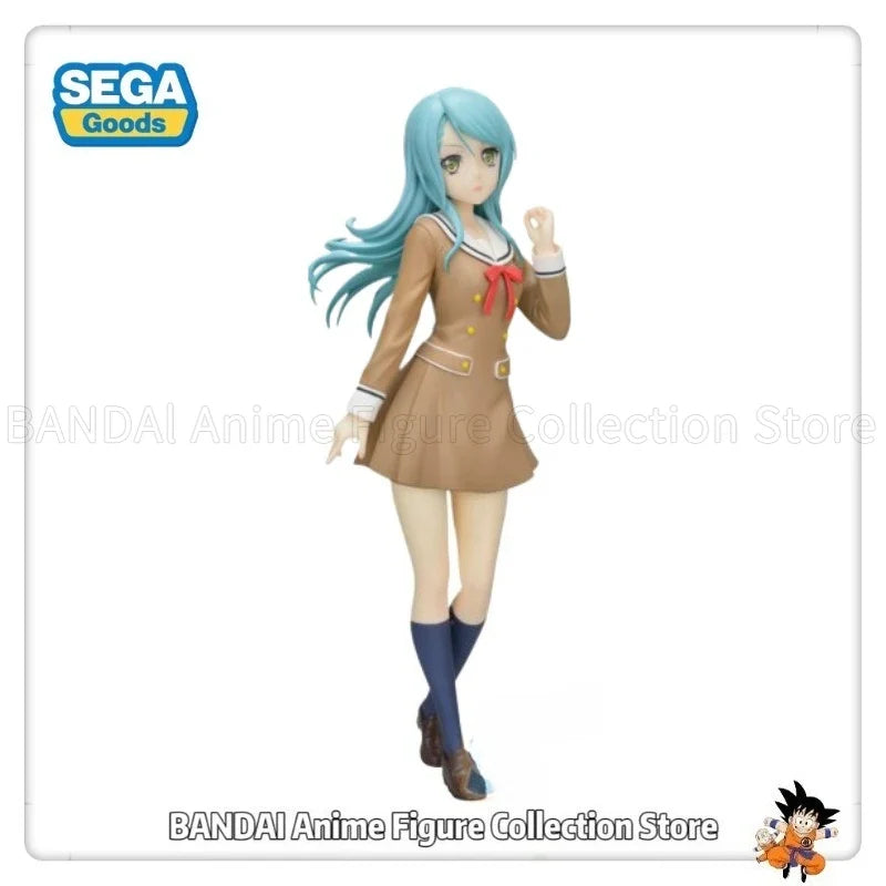 In Stock Original SEGA PM Figure BanG Dream! Girls Band Party! Hikawa Saya School Days Limited Edition Toys Model Ornaments 21cm
