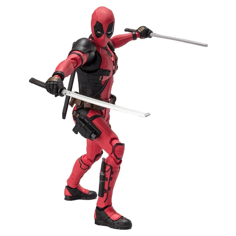 Bandai Genuine SHF Deadpool Wolverine 15.5cm MARVEL STUDIOS Anime Action Figure Collectible Model Toys Ornaments Gift Children