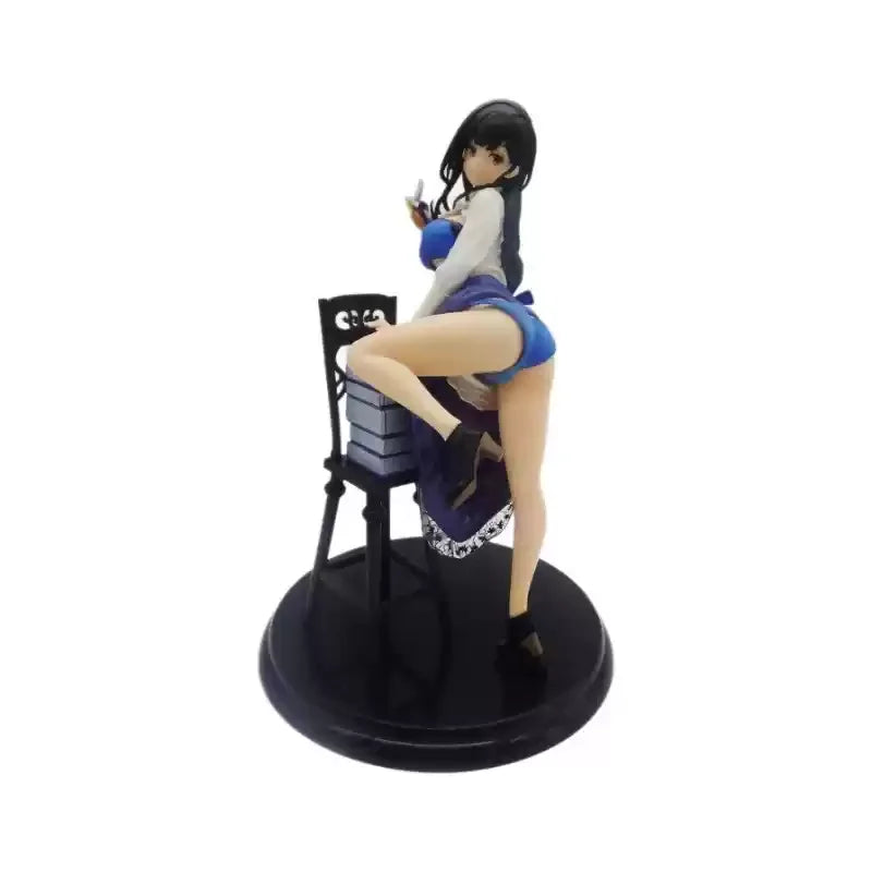In Stock Native Japanese Anime Sexy Girl Literary Girl 1/7 Action Figure Adult Statue Hentai Collection Model Doll Toys Gift