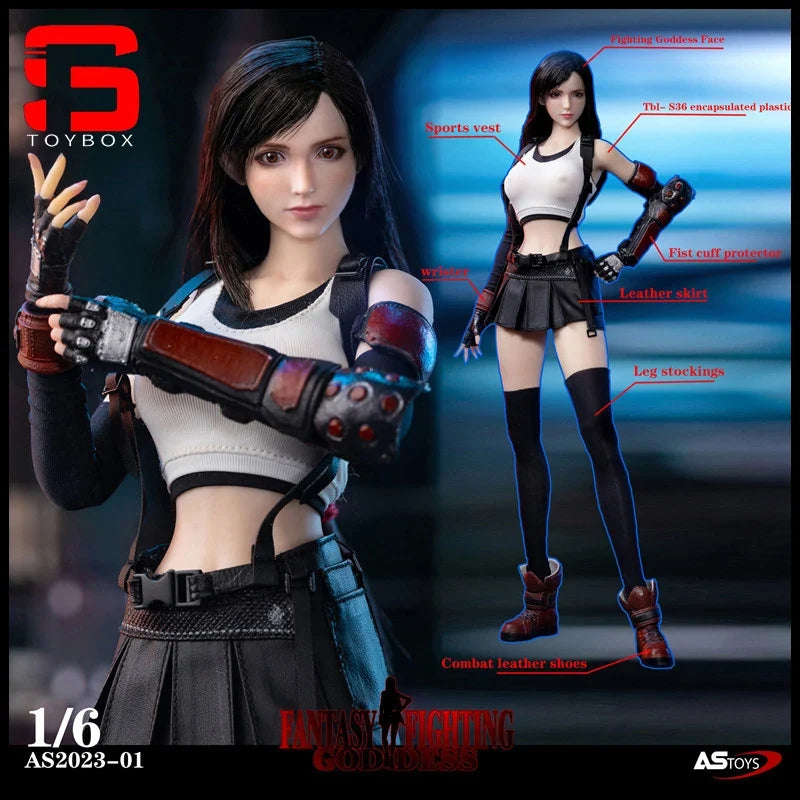 In Stock ASTOYS AS2023-01 1/6 Fantasy Girl with Movable Eyes 12'' Female Soldier Figurine Model Full Set Collectible Toy