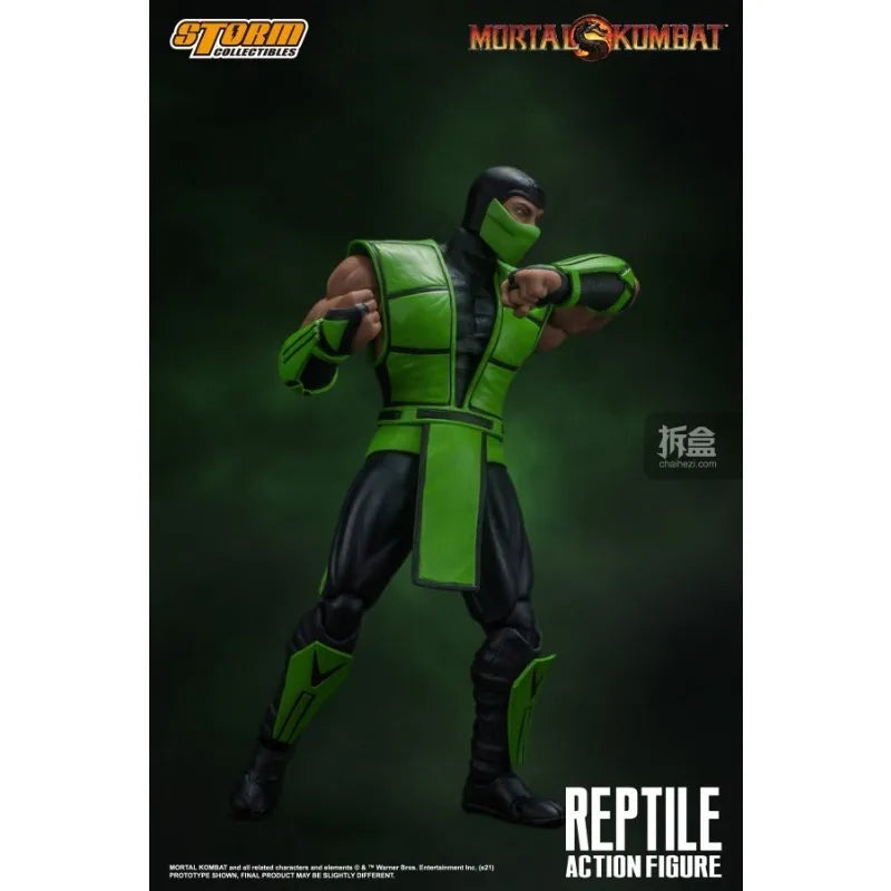 New Storm Collectibles Original Mortal Kombat REPTILE Lizard Man 1/12 Mobile Doll Soldier Model Handmade Toy Gift Collection