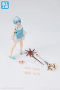 Auf Lager Sea Cow Industry 1/12 Maßstab 15cm MI-01 Desktop Battle Chronicles Inanna Blaue Haare Actionfigur Anime-Modell Sammlerstück