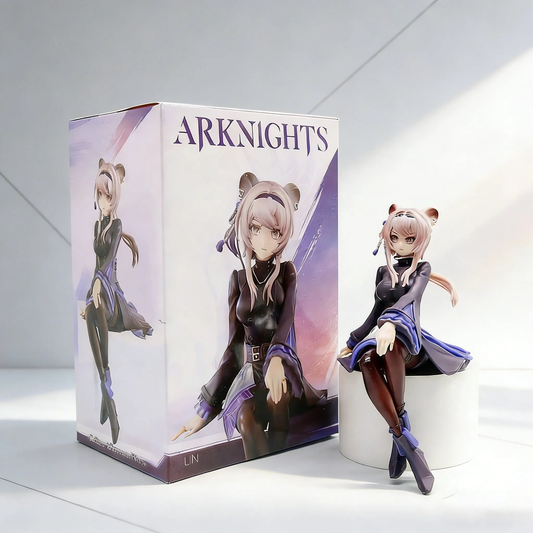 Anime Character Noodle Stopper Figure Arknights Lin Anime Figure Action Figurine Model Figuart Decoration Toy Gift