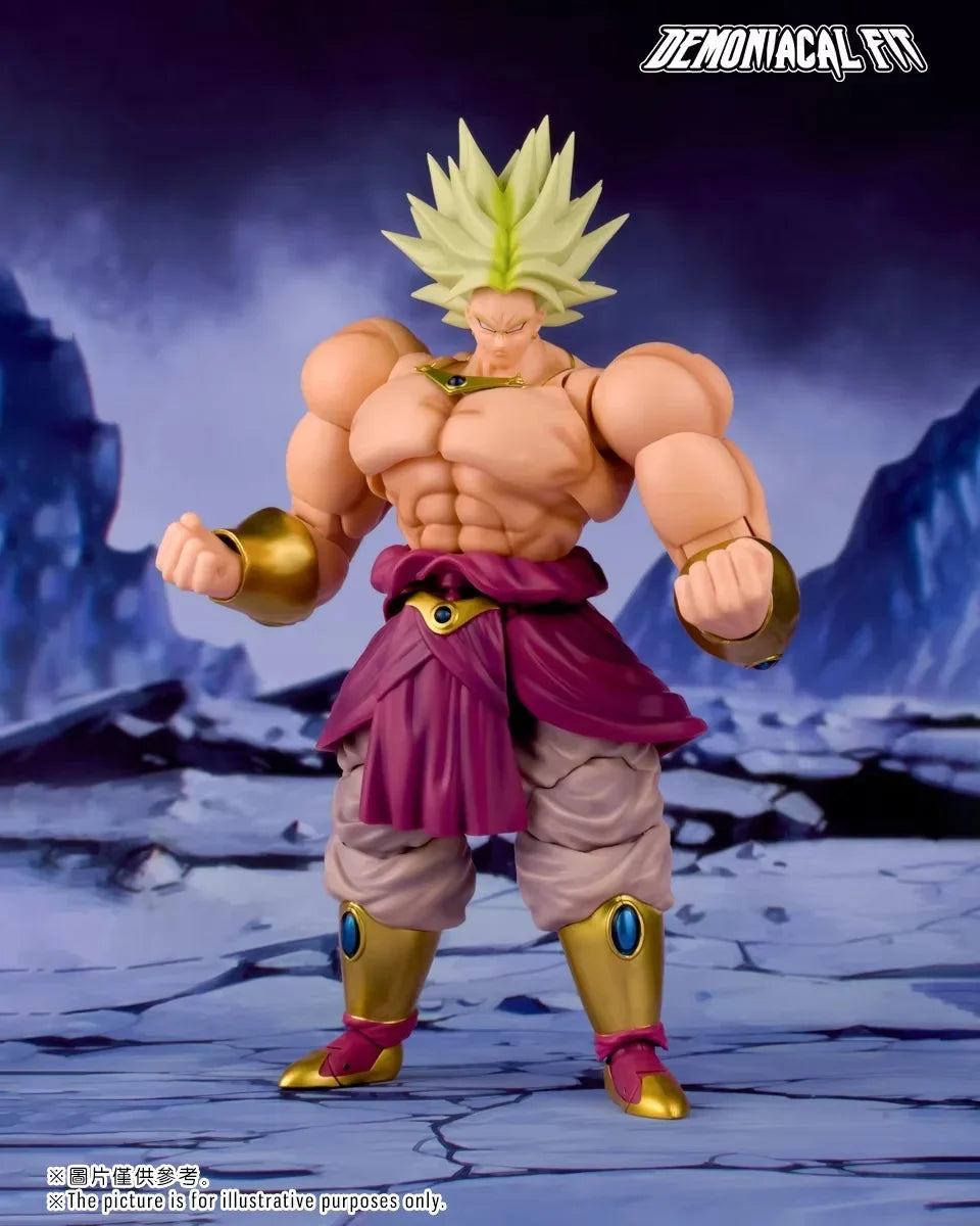 Broli Legendary Berserker 6-Inch Action Figure Collectible Movable Doll with Cosmic Shock Feature for Action Figure Enthusiasts