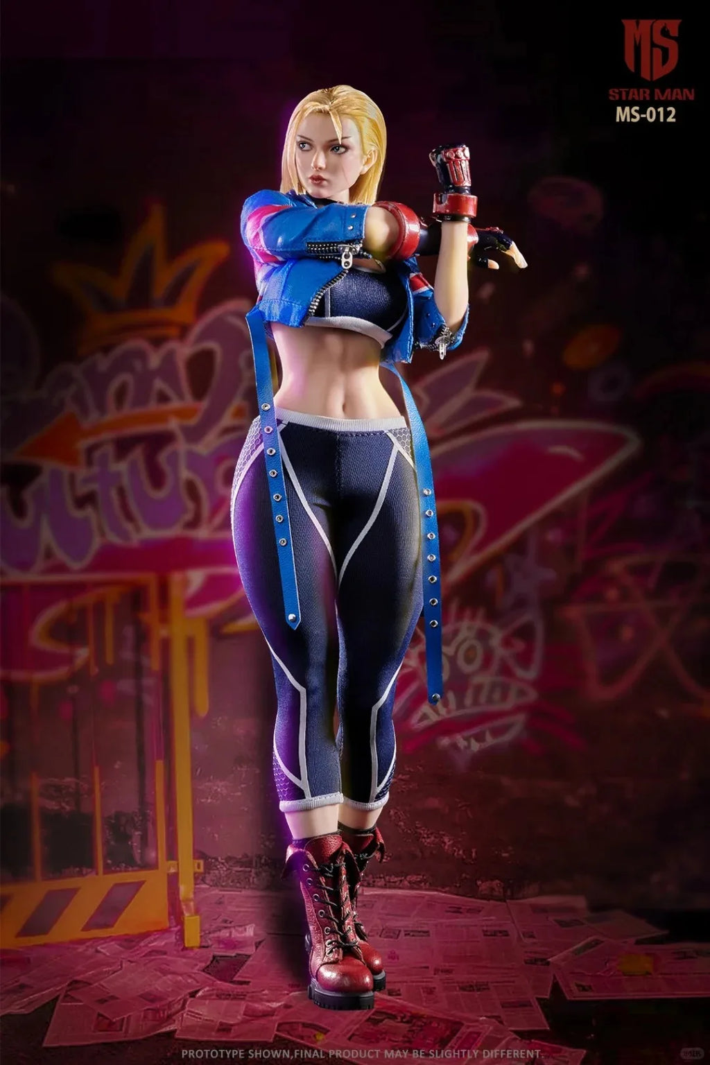 Star Man Ms-012 1/6 Scale Action Figure - Female Soldier Agent Cammy Game Series Fighting Master Model Toy