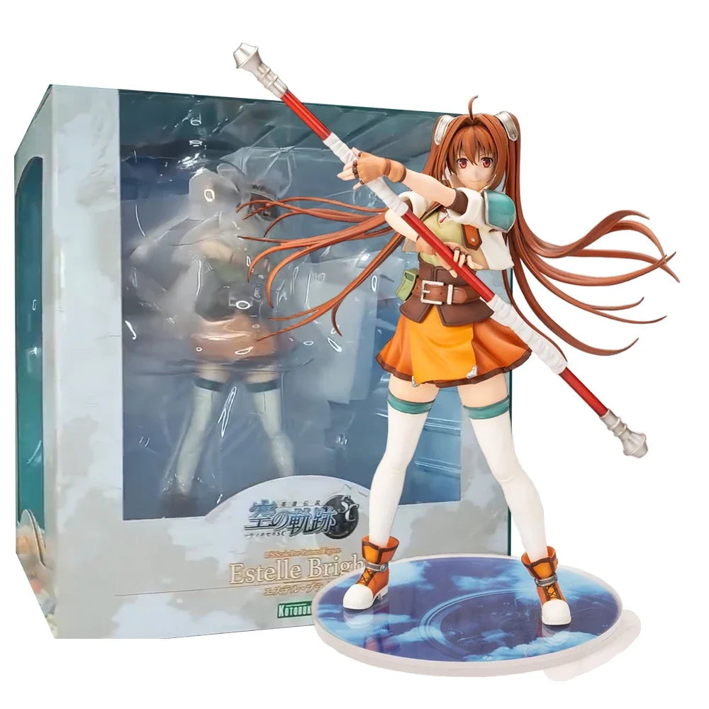 24CM Anime Eiyuu Densetsu: Sora no Kiseki SC Estelle Bright Figure 1/8 Anime Model Toy Doll Gift Collection Aciton Figure PVC