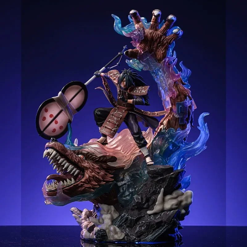 40cm NARUTO Uchiha Madara Animation Peripherals The Strongest Battle Susanoo Model Figure Decoration Craft Gift Toy Collection