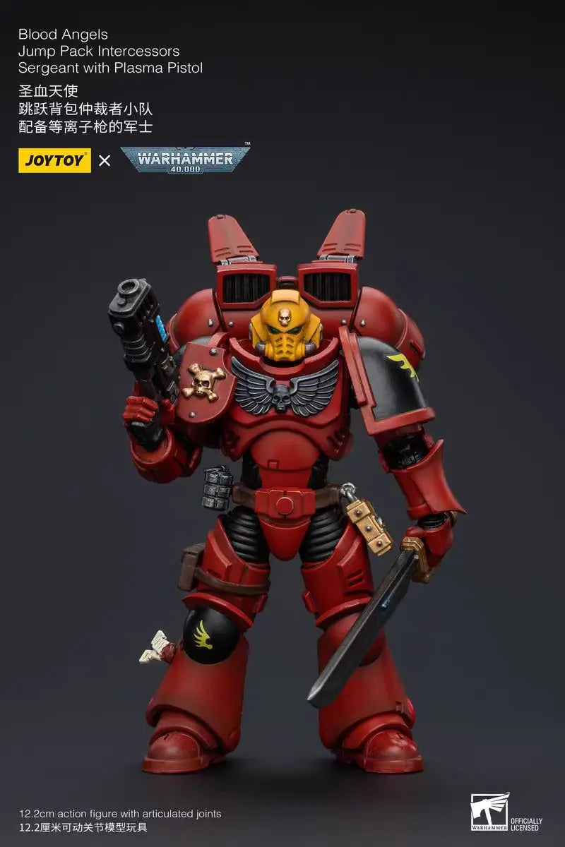 【In Stock 】JOYTOY Warhammer 40K Blood Angels 3PCS 1/18 Action Figures Toys