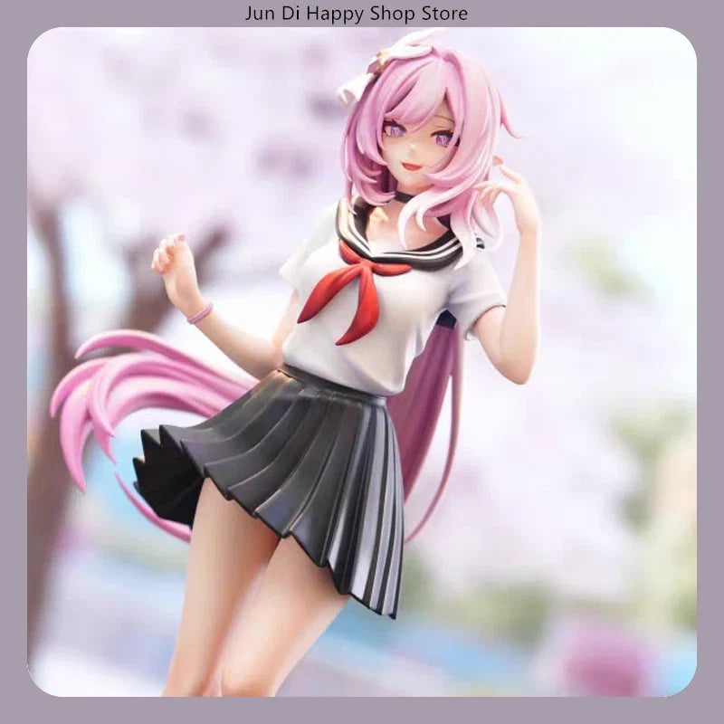 Honkai Impact 3 Elysia School Uniform Standing Pose Anime Figure Model Statue Desktop Decoration