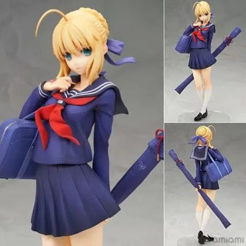 Fate/Stay Night Master Altria 1/7 Caster Plain Clothes Nero Claudius Saber Jinku no Anime PVC Action Figure Toy Game Model Doll