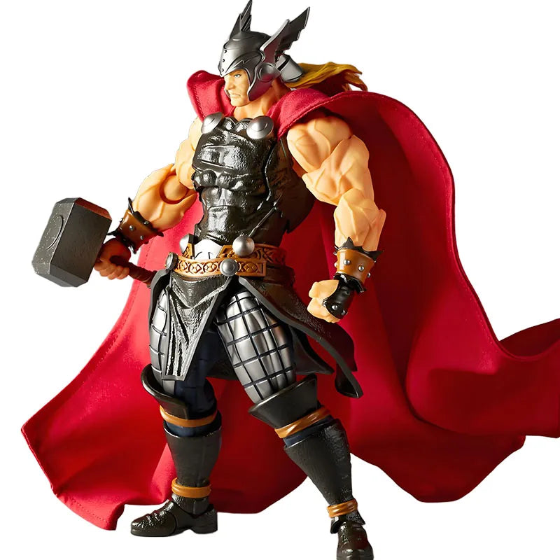 Kaiyodo Original AMAZING YAMAGUCHI Thor 180mm Anime Action Figures Toys for Boys Christmas Gift Collectible Model Ornaments