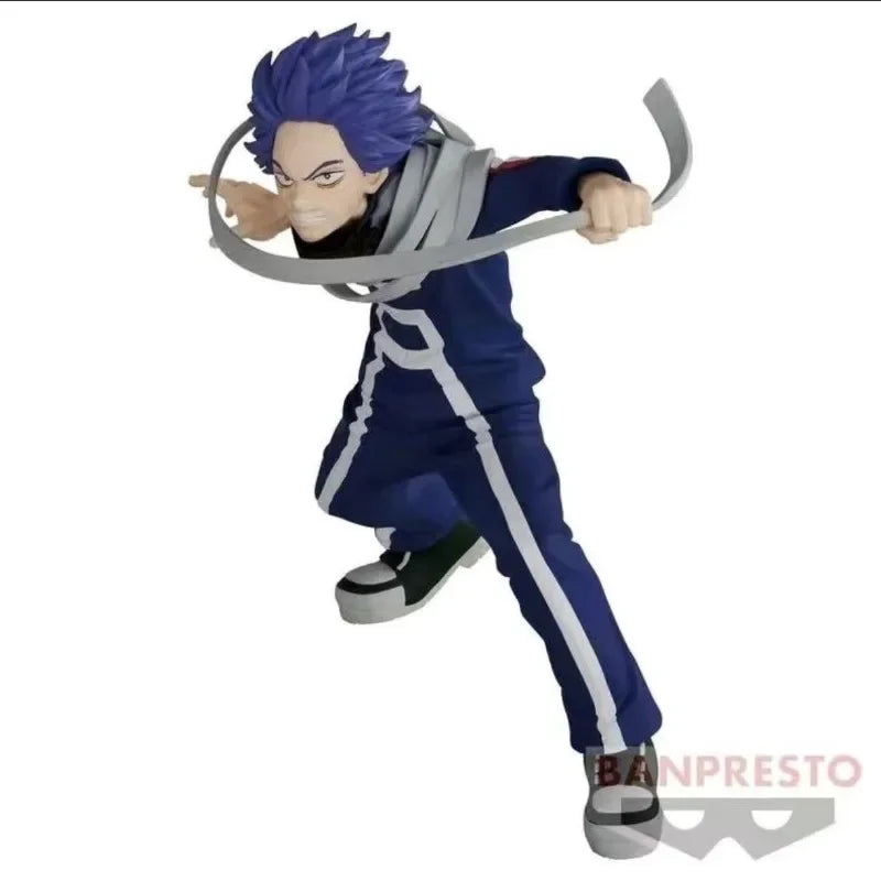 Original Bandai My Hero Academia BRAVEGRAPH VOL2 Shinso Hitoshi PVC Action Figures Collect Decorative Model Ornaments Figure
