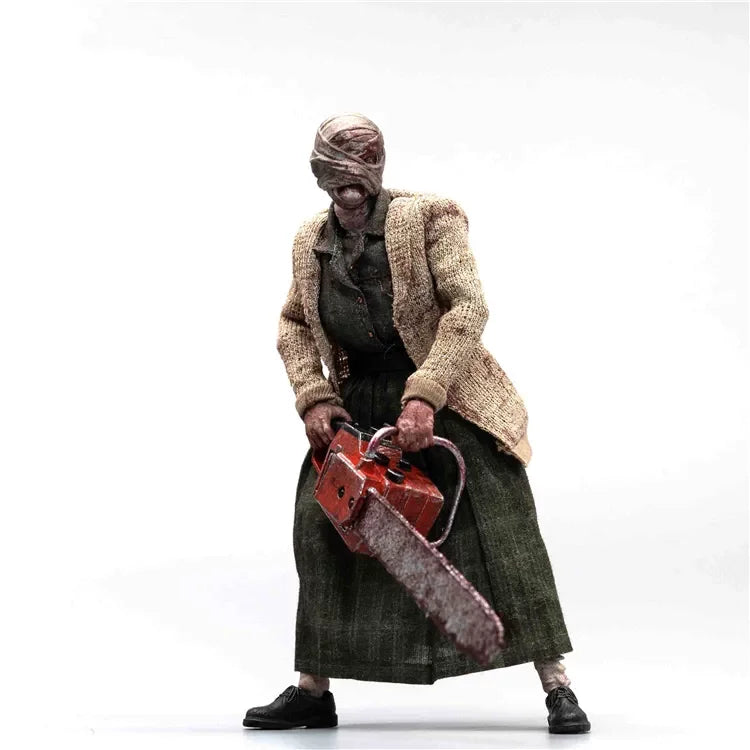 Biohazard 1/12 Kettensägenmann Zombie Lady Gelenk-Actionfiguren Sammlermodell für erwachsene Horrorfans Geburtstag