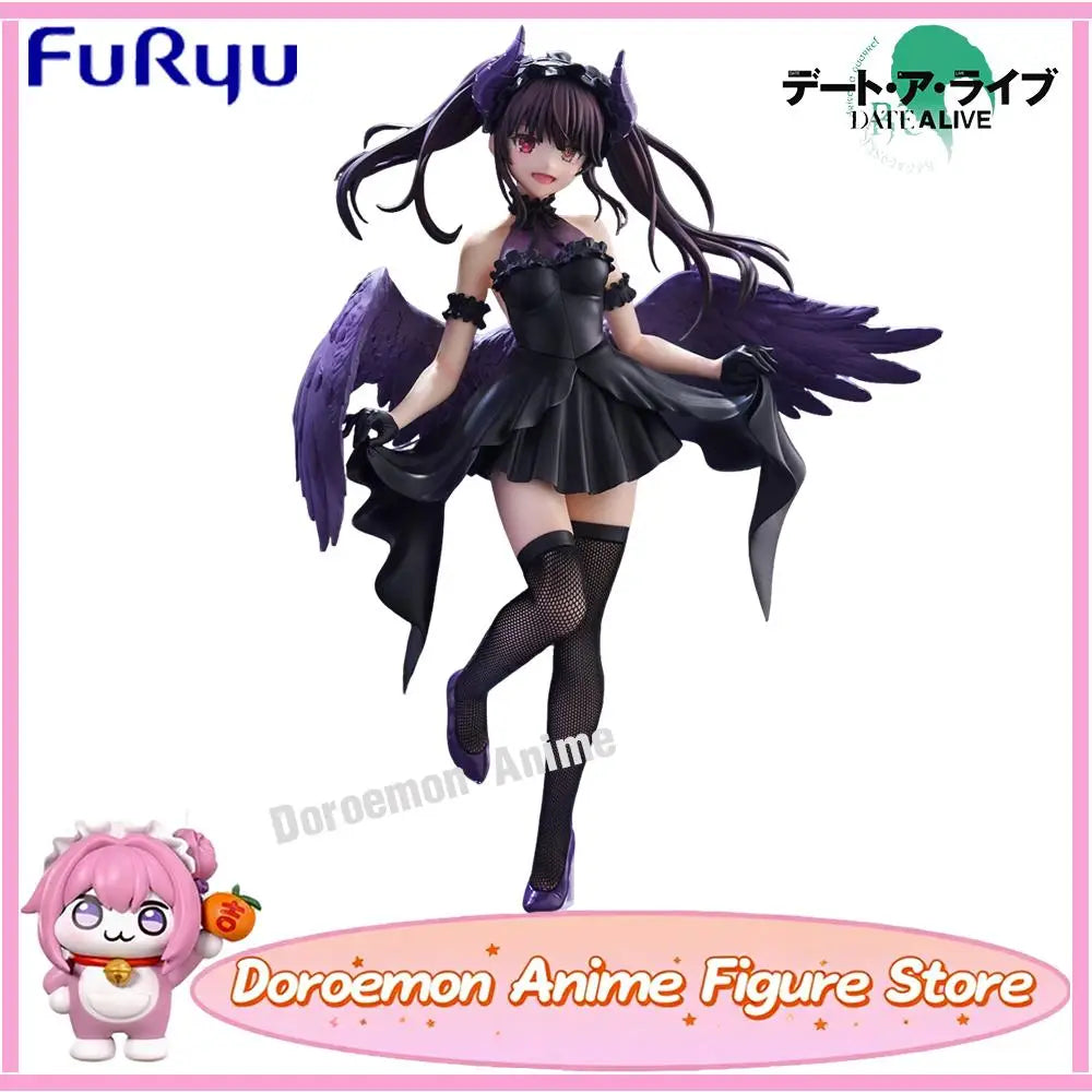 In Stock Original Furyu Bicute Dark Date A Live V Tokisaki Kurumi Super Cute Anime Waifu Girls Figures Collectible Model Gifts