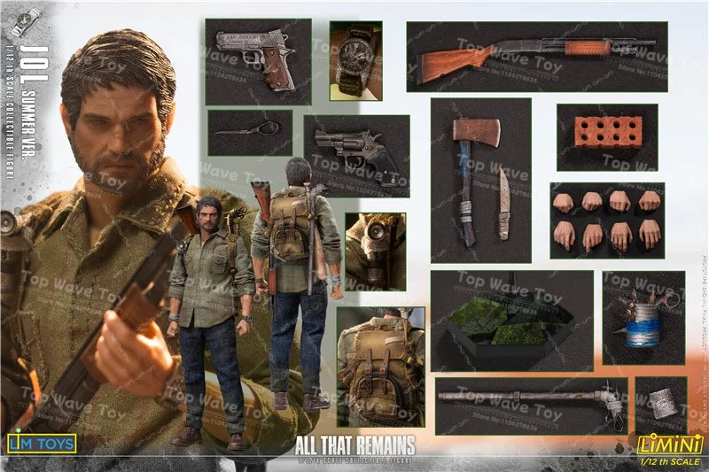New Stock LIMTOYS LMN004 LMN005 LMN006 1/12 The Last Survivor Joel Ellie Action Figure Model 6'' Soldier Full Set Toys