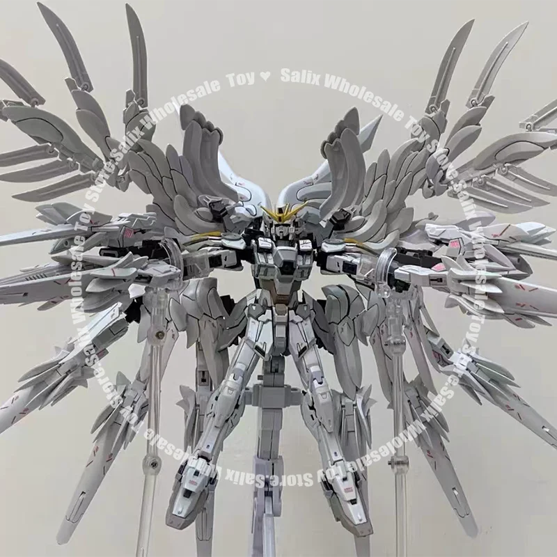 Daban 8827 In Stock MG 1/100 Snow White Prelude Fix Model Kit XXXG-00YSW Wings Assembly Action Figures Customized