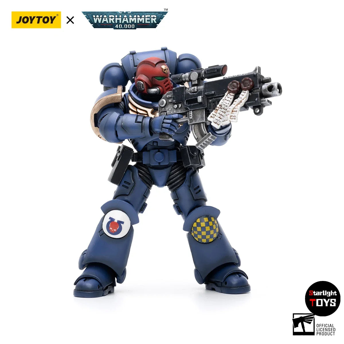 JOYTOY 1/18 Action Figure Warhammer 40K Ultramarines Heroes of The Chapter  Model Toy Gifts