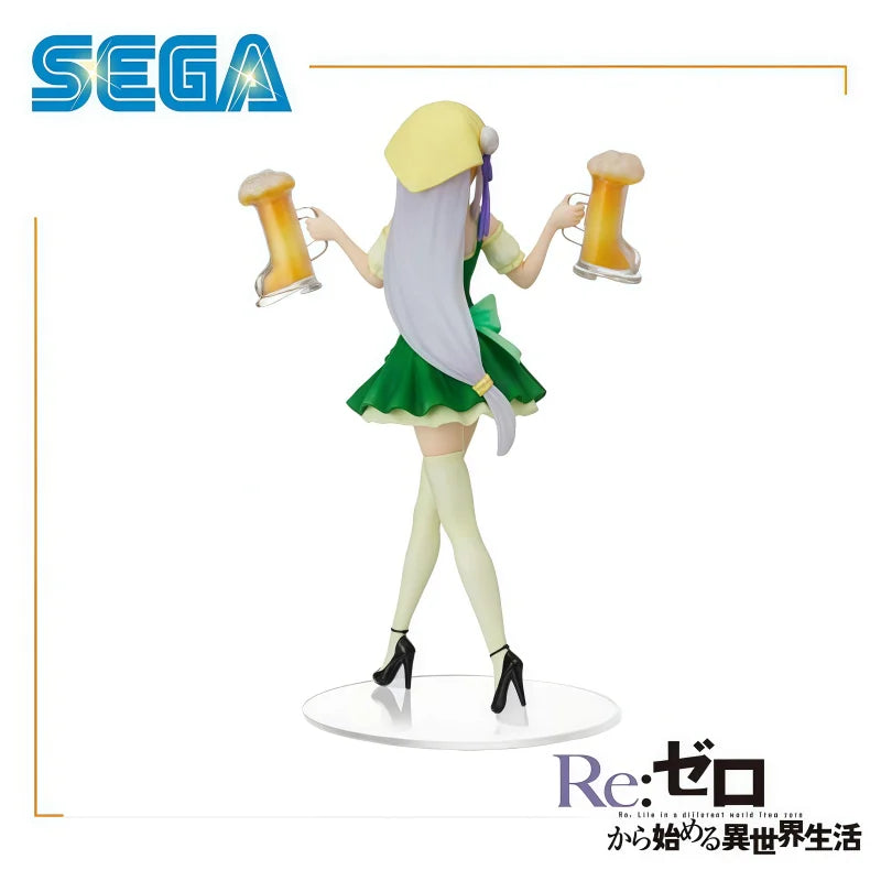in stock 100% original SEGA Re Life in a different world from zero Emilia action figure model doll brand new boxed garage toys