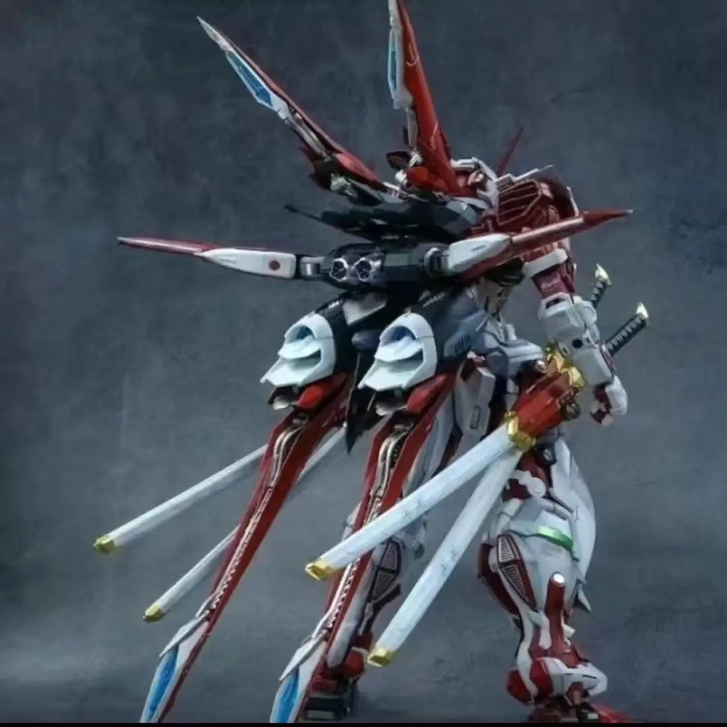 26cm Reprint Spot Nielsen PG1:60 Red Attendant Ghost Red Alien 2.0 Assembly Model with Four Blade Flying Backpack Customized toy
