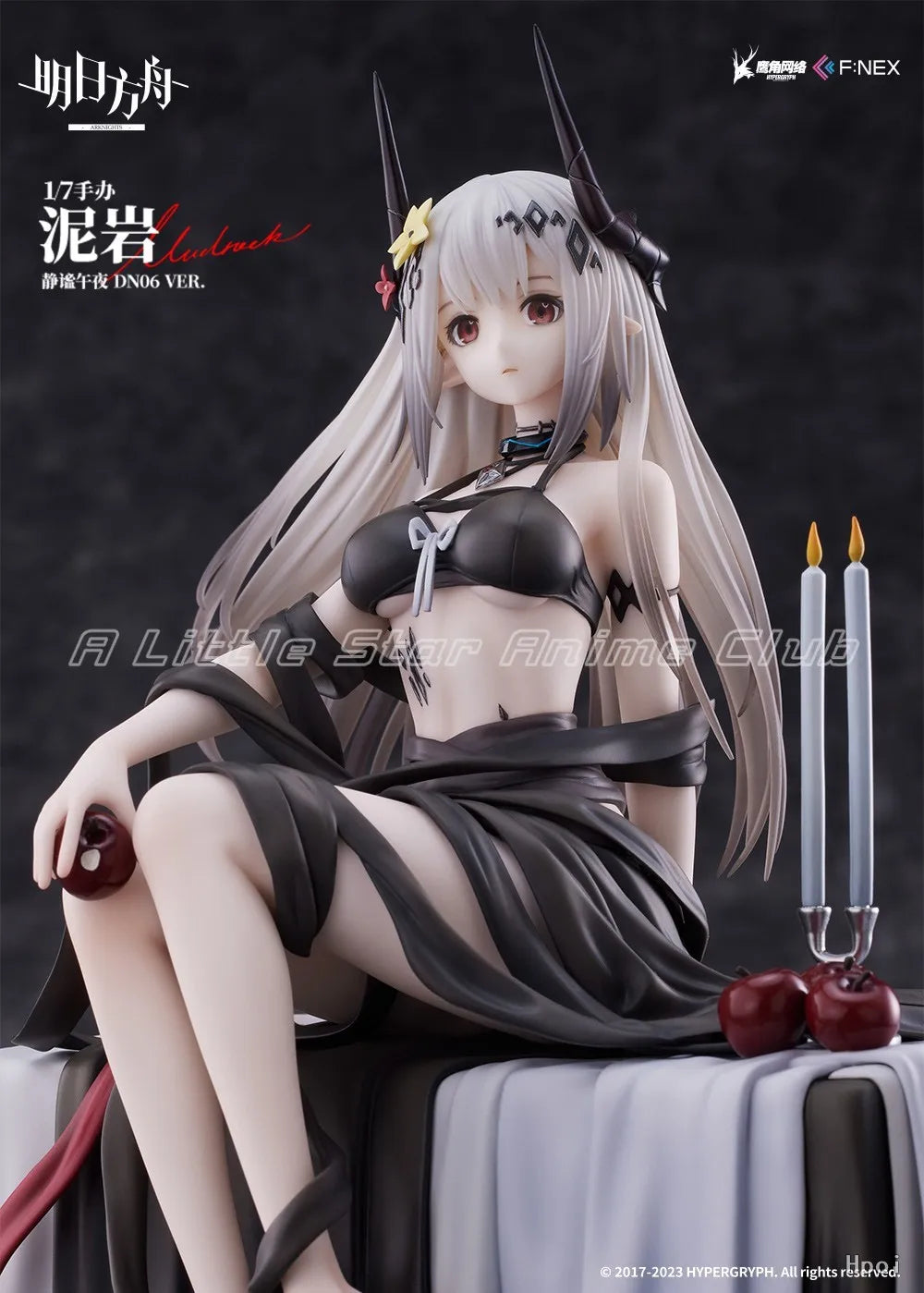 In Stock Original  F:NEX Arknights Mudrock Quiet Midnight DN06  1/7 Animation Figure Model Collection Gift Toys