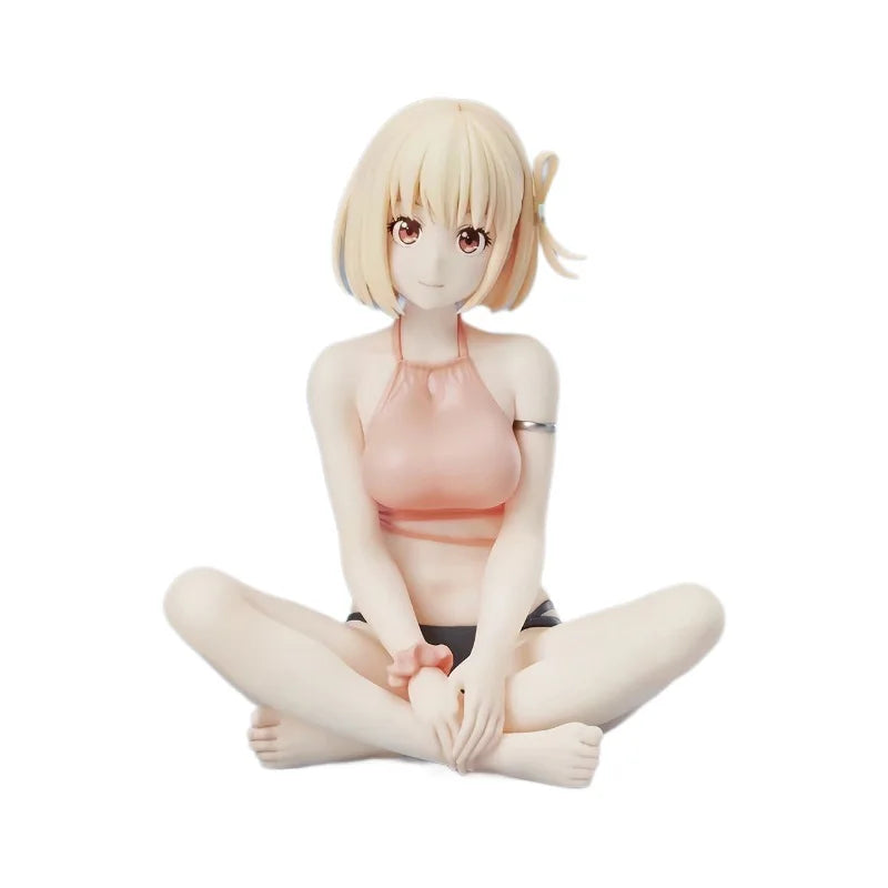Cartoon Anime Beautiful Girl Figure Chassis Desktop Ornament PVC Action Figure Doll Model Toy Gift