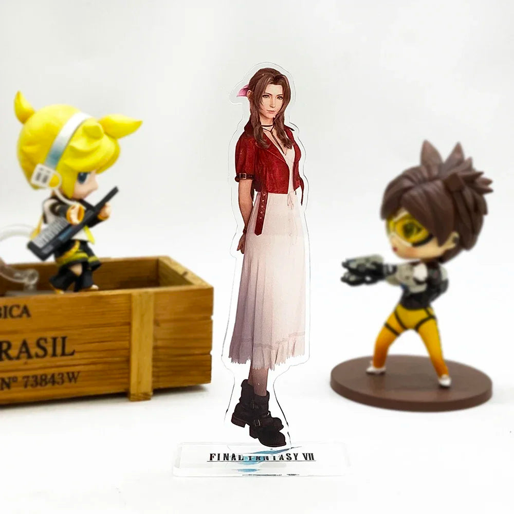 Hot sale F  FF7 VII 7 Tifa Lockhart Aerith Gainsborough REMAKE  Japan acrylic standee figurines  mjvl