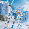 In Stock Soskill Hatsune Miku Snow Echoes At Freezing Point Snowmobile Mechanical Deer Model Kit Action Figure Anime Model Toys