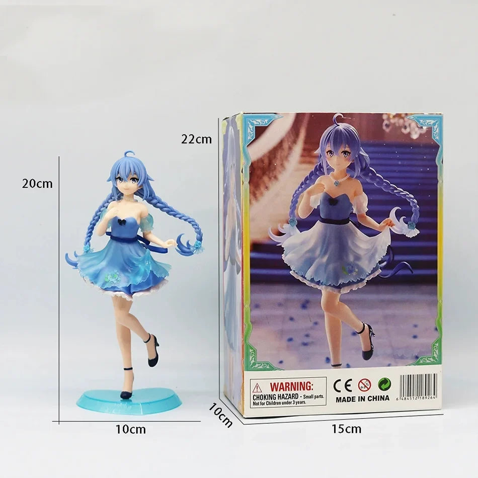 The Action Figure 20cm Magician Roxy Migurdia flower Mushoku Tensei：Jobless Reincarnation Anime Figure PVC