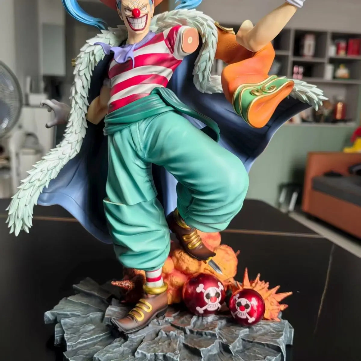 27cm 10.6 inch Anime Buggy Action Figures Pvc Statue Desktop Ornamen Collection Statue Model Decoration Room Desk Toys Children