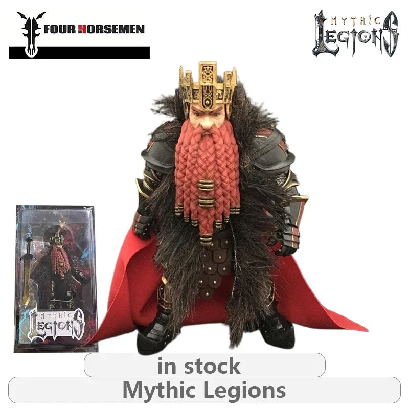 Four Horsemen Studios Genuine Mythic Legions Series Blonden Iron Jaw King Mobile Model American Model Collectibles