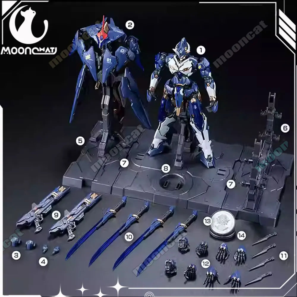 Auf Lager XIAOT LING YAO Montagemodellbausatz 1/100 DP-H01 Dragon Mark Agency Bedienungsanleitung Actionfigur Roboter ABS Spielzeug