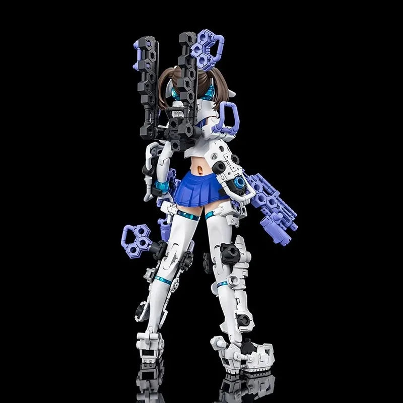 Original Kp682 13cm Assembled Model Goddess Device Machine Gunner X01 Reissue Buster Doll Anime Action Figure Model
