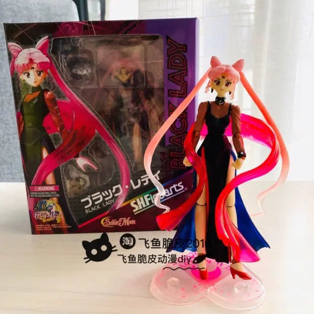 15cm Anime Pretty Guardian Sailor Moon PVC Action Figure SHF Model Toys Tsukino Usagi Movable Kawaii Doll Ornament Children Gift