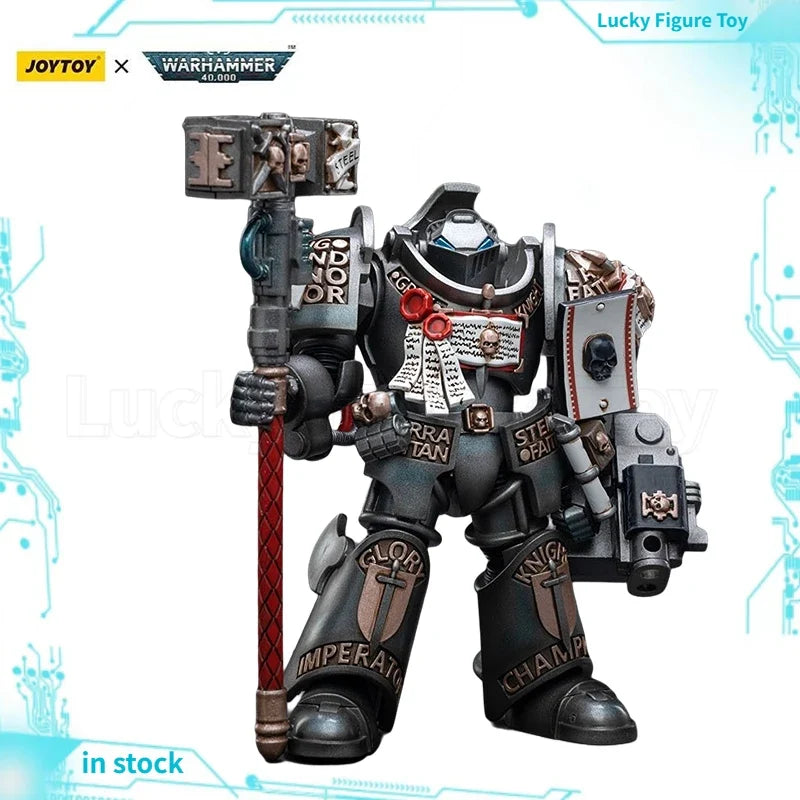 JOYTOY 1/18 Action Figure Warhammer 40K Grey Knights Terminator Caddon Vibova Model Toy
