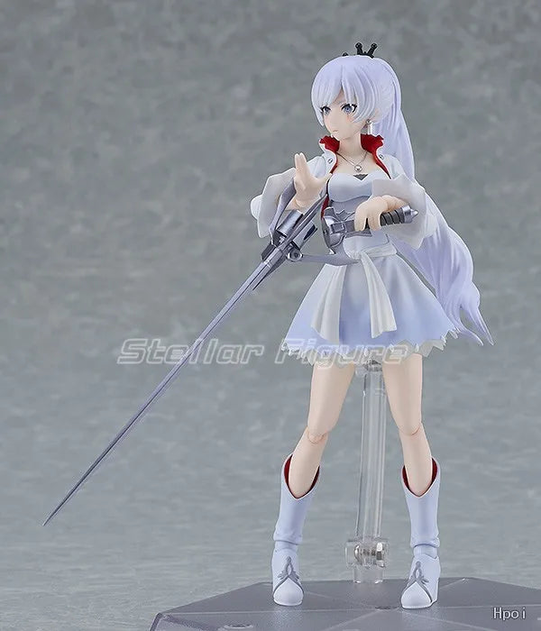 【SF】In Stock Original Max Factory Figma599 RWBY Weiss Schnee Figures Model Anime Collection