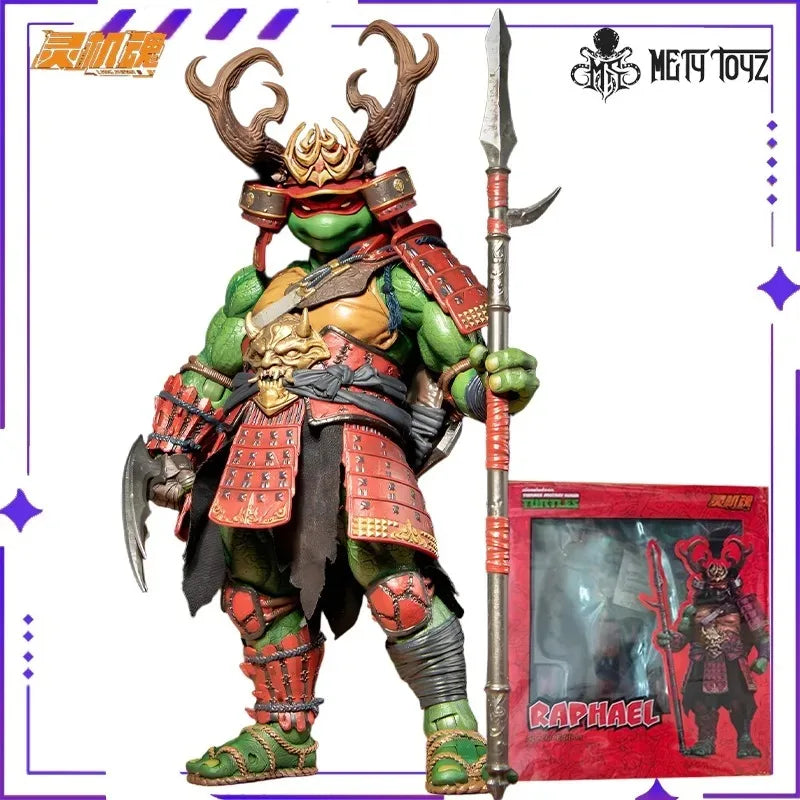 Genuine in Stock Spirit Machine Soul Original Ninja Turtles Raphael Leonardo Anime Mobile Doll Model Toy Gift Collection