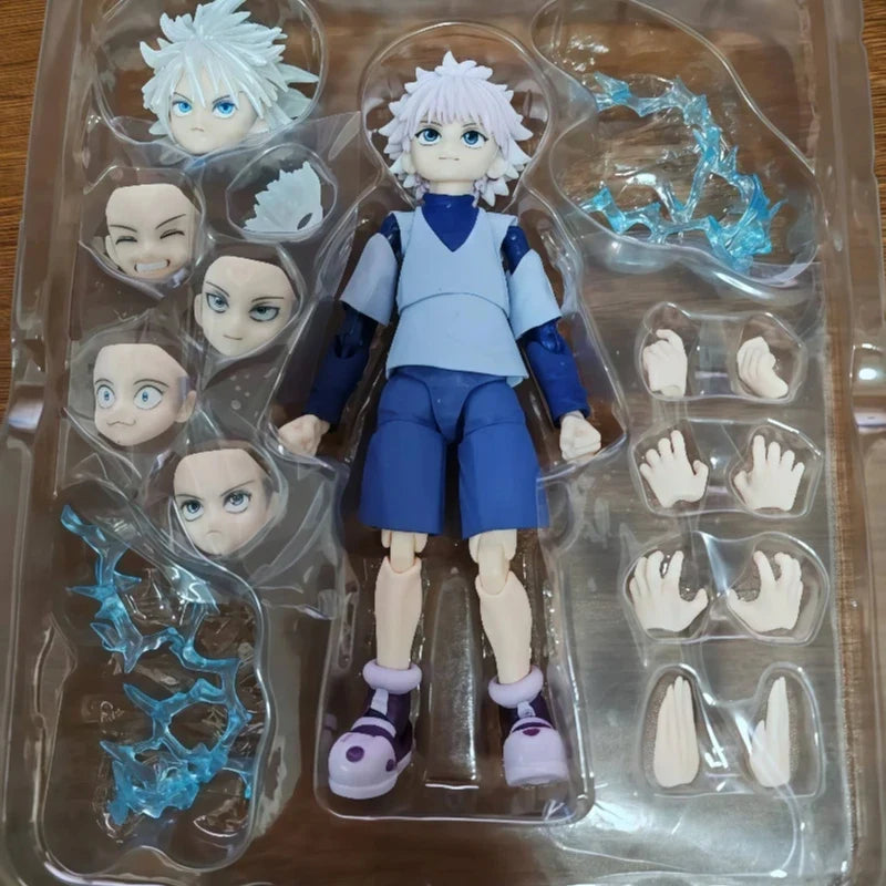In Stock Bandai Shf Hunter X Hunter Gon Super Action Figure Finished Model Kit Anime Full Action Toy Gift For Kids