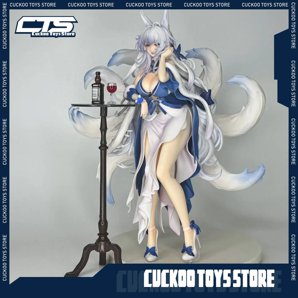 28CM Azur Lane Shinano Dreams of the Hazy Moon bunny ver girl PVC Game Statue Adult Collection Anime Action Model Doll Gift toys